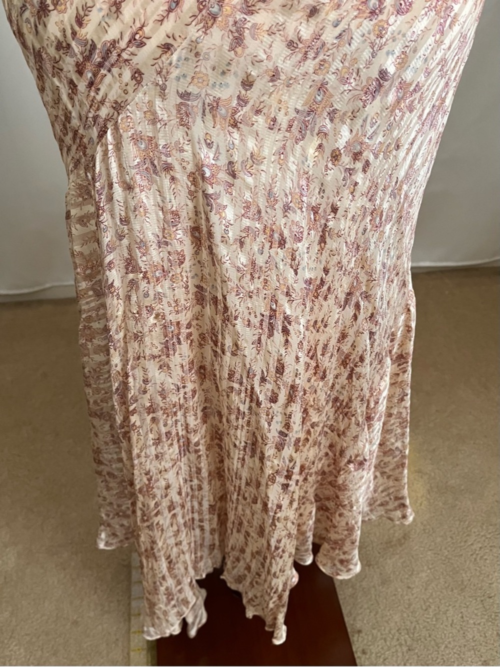 Y2K Vintage! Rebecca Taylor - Silk Bias Cut Dress - 8 - Picture 8 of 13